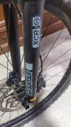 Forcella SR Suntour XCR32, 120mm, 29'
