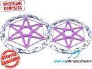 Coppia Quidrez dischi flottanti Q-Bled FlatWave sp. 2,3 180 + 203 VIOLA OFFERTA