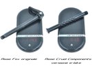 Asse passante e-Bike colorato Cruel Components per forcella FOX BOOST